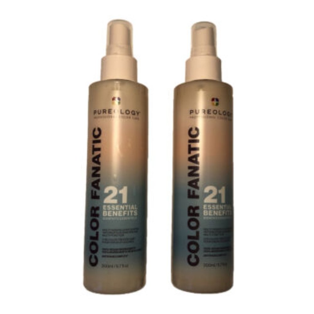 NEW Lot of 2 PUREOLOGY Color Fanatic Leave-In Spray, 6.7 fl oz ea FREE SHIPPING!
